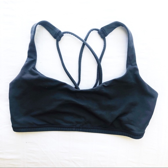 SOLD Lululemon Grey Free to Be Strappy Sports Bra - Picture 3 of 8